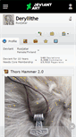 Mobile Screenshot of deryllithe.deviantart.com