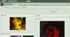 Desktop Screenshot of olivethemonkey.deviantart.com