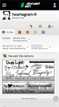 Mobile Screenshot of heartagram-fr.deviantart.com