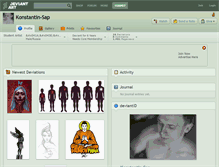 Tablet Screenshot of konstantin-sap.deviantart.com