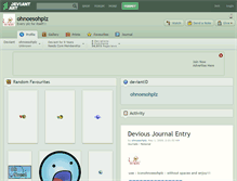 Tablet Screenshot of ohnoesohplz.deviantart.com