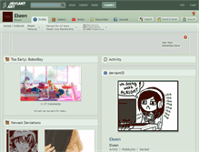 Tablet Screenshot of ekeen.deviantart.com