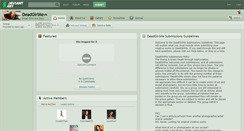Desktop Screenshot of deadgirlme.deviantart.com