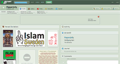 Desktop Screenshot of pepperjelly.deviantart.com