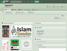 Tablet Screenshot of pepperjelly.deviantart.com