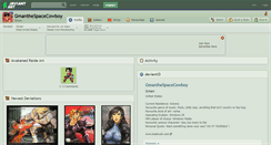 Desktop Screenshot of gmanthespacecowboy.deviantart.com