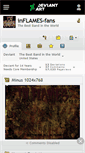 Mobile Screenshot of inflames-fans.deviantart.com