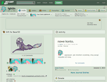 Tablet Screenshot of lightiin.deviantart.com