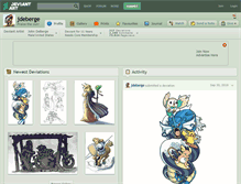 Tablet Screenshot of jdeberge.deviantart.com