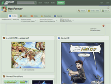 Tablet Screenshot of marxforever.deviantart.com