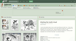 Desktop Screenshot of matthewart.deviantart.com