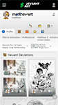Mobile Screenshot of matthewart.deviantart.com