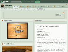 Tablet Screenshot of jarathorn.deviantart.com