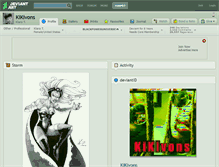 Tablet Screenshot of kikivons.deviantart.com