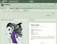 Tablet Screenshot of amatheuz.deviantart.com