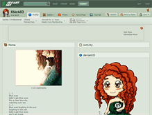 Tablet Screenshot of kiara83.deviantart.com