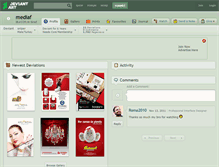 Tablet Screenshot of mediaf.deviantart.com