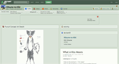 Desktop Screenshot of kitsune-no-kiki.deviantart.com