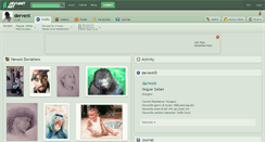 Desktop Screenshot of dervent.deviantart.com