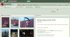 Desktop Screenshot of decendedone.deviantart.com