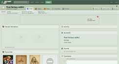 Desktop Screenshot of final-fantasy-addict.deviantart.com
