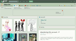 Desktop Screenshot of kikiyo-tori.deviantart.com
