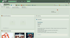 Desktop Screenshot of hamshams.deviantart.com