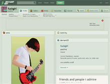 Tablet Screenshot of fuckgirl.deviantart.com