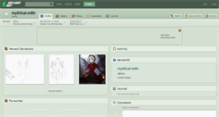 Desktop Screenshot of mythical-mith.deviantart.com