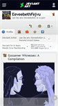 Mobile Screenshot of eeveebethfejvu.deviantart.com