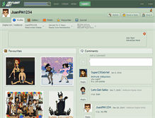 Tablet Screenshot of juanpm1234.deviantart.com