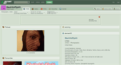 Desktop Screenshot of blackwolfspirit.deviantart.com