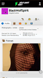 Mobile Screenshot of blackwolfspirit.deviantart.com