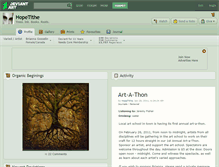 Tablet Screenshot of hopetithe.deviantart.com