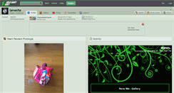 Desktop Screenshot of genesite.deviantart.com