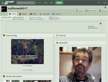Tablet Screenshot of muffinman06517.deviantart.com