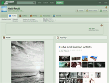Tablet Screenshot of matt-reutt.deviantart.com