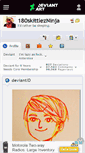 Mobile Screenshot of 180skittlezninja.deviantart.com