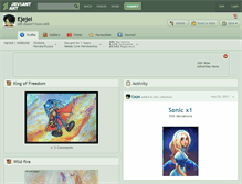 Tablet Screenshot of ejejel.deviantart.com