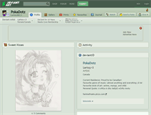 Tablet Screenshot of pokadotz.deviantart.com