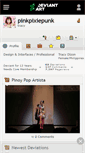 Mobile Screenshot of pinkpixiepunk.deviantart.com