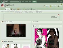 Tablet Screenshot of pinkpixiepunk.deviantart.com