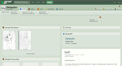 Desktop Screenshot of darkpsyfox.deviantart.com