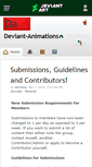 Mobile Screenshot of deviant-animations.deviantart.com