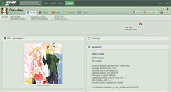 Desktop Screenshot of clara-chan.deviantart.com