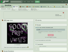 Tablet Screenshot of ericococ.deviantart.com