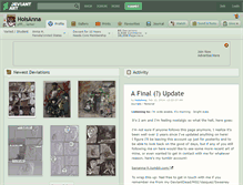 Tablet Screenshot of hoisanna.deviantart.com