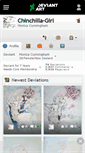 Mobile Screenshot of chinchilla-girl.deviantart.com