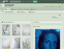 Tablet Screenshot of chinchilla-girl.deviantart.com