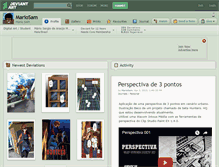 Tablet Screenshot of mariosam.deviantart.com